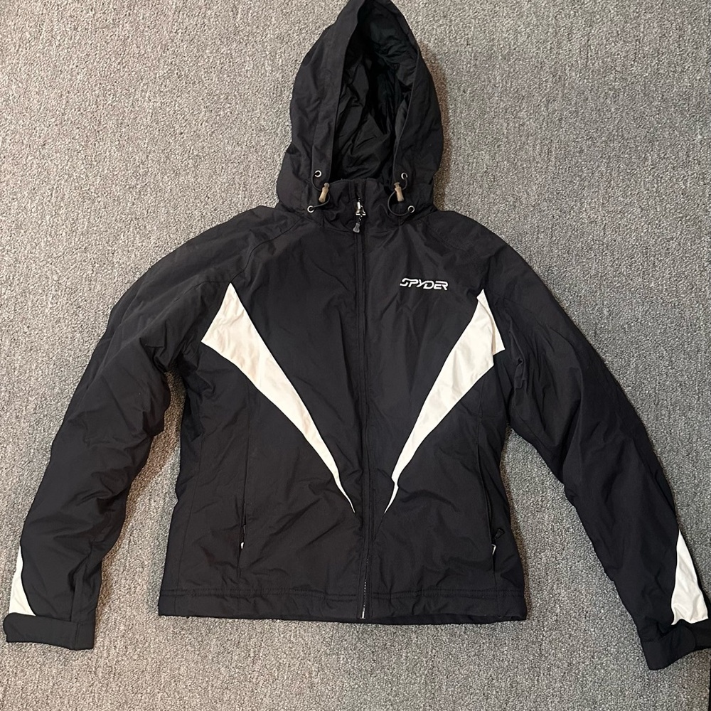 Spyder Women's Black and White Ski Jacket